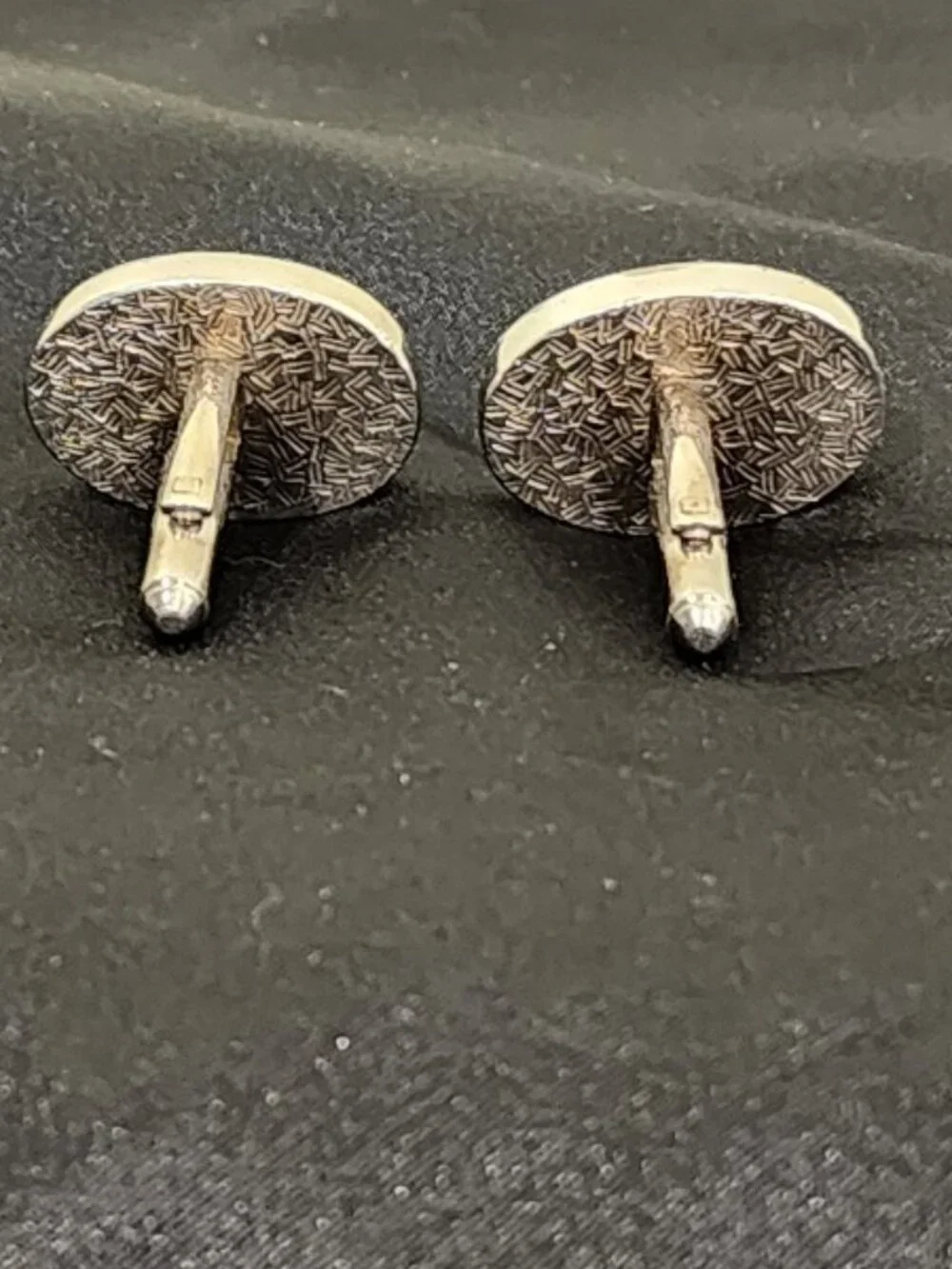 Vintage Silver-Toned Horse-Drawn Carriage Cufflinks & Tie Clip